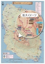 伊豆大島 観光・ハイキングマップ
