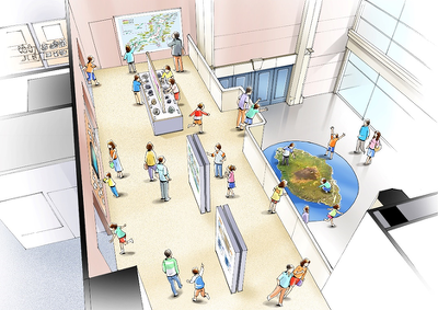 動植物展示コーナー